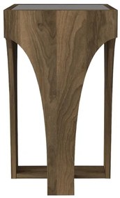 Odkladací stolík LITUS 58x37 cm hnedá