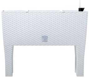 Truhlík RATAN CASE HIGH biely