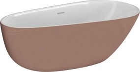 Polimat Akrylátová voľne stojaca vaňa Shila 170x85 POLIMAT-Rozmery: 170x85, POLIMAT-Farba vane: Biela / čierna mat