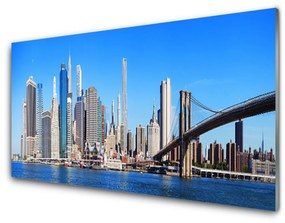 Nástenný panel  Most mesto architektúra 120x60 cm
