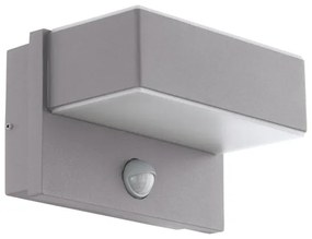 Eglo 97159 - LED Vonkajšie nástenné svietidlo so senzorom AZZINANO 2xLED/5,6W/230V