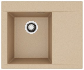 ALVEUS CZ PURE-G 50 L béžový A50 + QC sifon_algranit