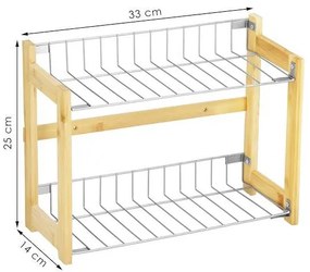 Bambusová kuchynská polica SPRINGOS HA5093