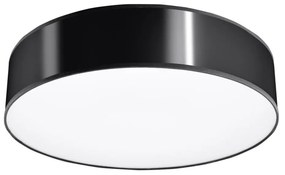 Čierne stropné svietidlo Sollux Atis Ceiling