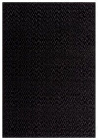 Dekorstudio Jednofarebný koberec FANCY 805 - čierny Rozmer koberca: 140x200cm