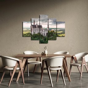 Obraz - Zámok na skalách (150x105 cm)