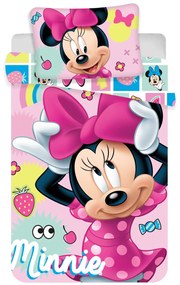 Jerry Fabrics Obliečky do postieľky 100x135 + 40x60 cm - Minnie "Sweet"