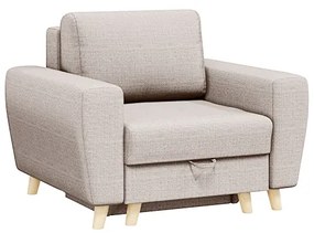 PROXIMA.store - Rozkladacie kreslo - prístelka s roštom MADERA DRUH LÁTKY: CONCEPT - 1