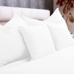 Biante Mušelínové posteľné obliečky Nature MSN-079 Snehovo biele Predĺžené 140x220 a 70x90 cm