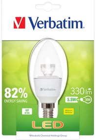LED žiarovka Verbatim, Candle, E14/5,5W/230V, 52604