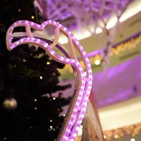 DECOLED LED hadica 1 m, ružová, 30 LED diód