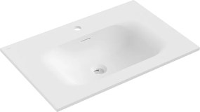 Mexen Vela, umývadlo na zapustenie 71 x 46,5 cm, biela matná, 25237001