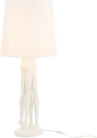 Biela stolná lampa súsošia ľudského páru Figurines – Ø 24*90 cm E27 / 60W