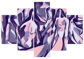 Obraz - Abstraktné ženy (150x105 cm)