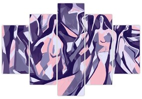 Obraz - Abstraktné ženy (150x105 cm)