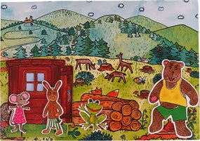 MARIONETINO Bábky a kulisy k rozprávke Boudo, budko