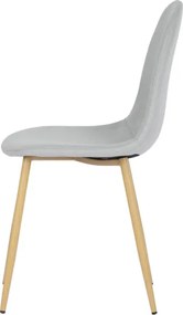 Jedálenská stolička strieborná CT-972 SIL2