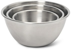 Misky z ušľachtilej ocele, 3 ks