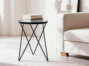 Odkladací stolík EMILY Ø 35,5 cm, čierny