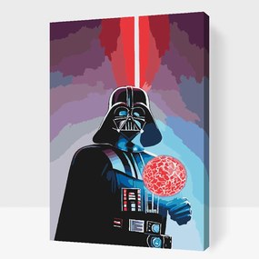 Gario Maľovanie podľa čísel Darth Vader Rozmery: 40 x 60 cm, Rámovanie: S vnútorným rámom