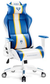 Herné kreslo Diablo X-One 2.0. Normal Size, Aqua Blue/ modrá