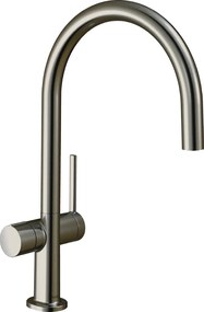 Hansgrohe M54, drezová batéria Talis 220, s uzatváracím ventilom na spotrebič, vzhľad nehrdzavejúcej ocele, HAN-72805800