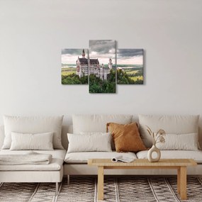 Obraz - Zámok na skalách (90x60 cm)