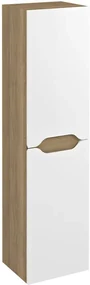 Sapho Sapho, WAVE skrinka vysoká 35x140x30cm, ľavá/pravá, biela/dub cuneo, WA245-3025