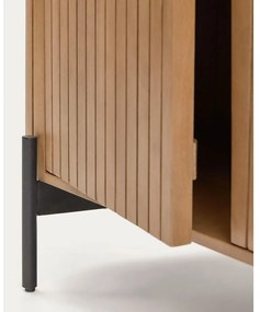 Nízka komoda z mangového dreva v prírodnej farbe 120x80 cm Licia – Kave Home