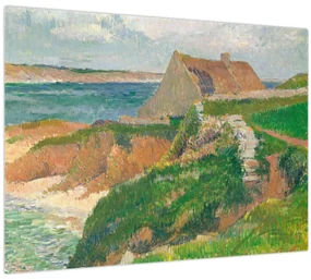 Obraz - Henri Moret, The Island of Raguenez, Brittany, reprodukcia (70x50 cm)