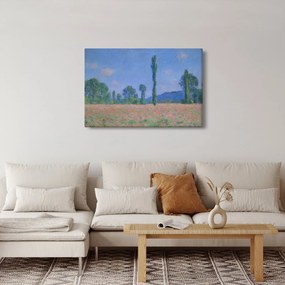 Obraz - Claude Monet, Poppy Field (Giverny), reprodukcia (90x60 cm)
