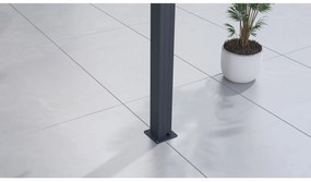 G21 Bioklimatická pergola Austin 4x4 m, antracitová hliníková