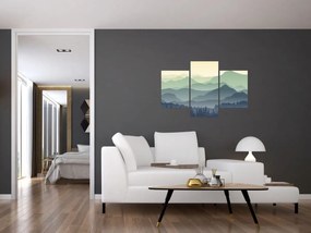 Obraz - Forest Mountain (90x60 cm)
