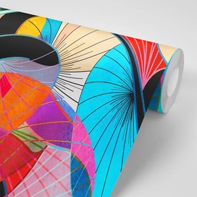 Samolepiaca tapeta pestrofarebná abstrakcia - 150x100