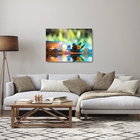 Sklenený obraz - Relaxácia (70x50 cm)