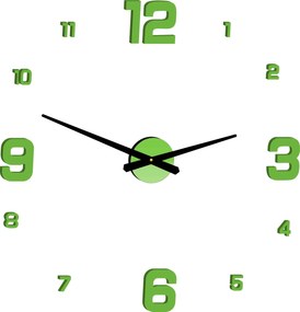 SENTOP | Moderné hodiny na stenu nalepovacie | SENTOP 12P005 plexi sklo analógové