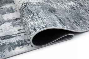 TA Sivý protišmykový abstraktný Koberec 230811-5 BARI PRINT Rozmer: 160x230 cm