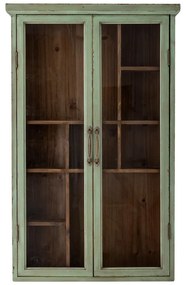 Zelená vitrína z jedlového dreva 50x80x13,5 cm Hazem – Bloomingville