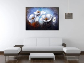 Gario Ručne maľovaný obraz Alpské maky Rozmery: 100 x 70 cm
