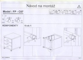 Kondela Kontajner so zámkom, čerešňa americká, OSCAR C07