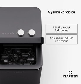 Klarstein IceCraft výrobník kociek ľadu, 2 režimy, 1,3 l studenej vody, automatické čistenie, 12 kg/24 hod