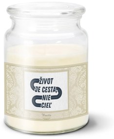 Sablio Sviečka Život je cesta, nie cieľ - 500 g