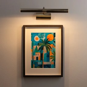 Brilagi - Obrazové svietidlo DANAE 2xE14/40W/230V bronzová