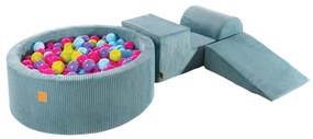 Bazénová zostava Corduroy Turquoise, 90x30 cm