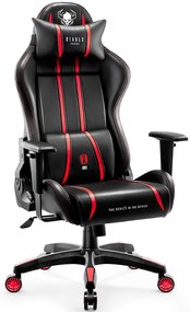 Otočné kreslo King Diablo X-One 2.0 čierna/červená