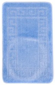 Kúpeľňový koberček MONO 1030 modrý 5004 1PC grécky