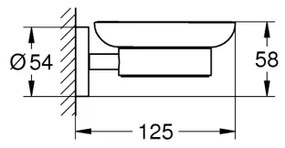 GROHE 411932430 - Miska na mydlo START čierna