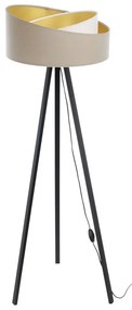 Stojacia lampa GALAXY 1xE27/60W/230V béžová/biela/wenge