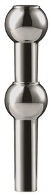 Stoff Nagel Dizajnová vázička STOFF Nagel Black Chrome