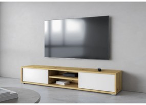 TV stolík Fiora 40 (dub artisan + biela). Vlastná spoľahlivá doprava až k Vám domov. 1066466